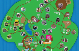 Graphical rendering of the Zoo map