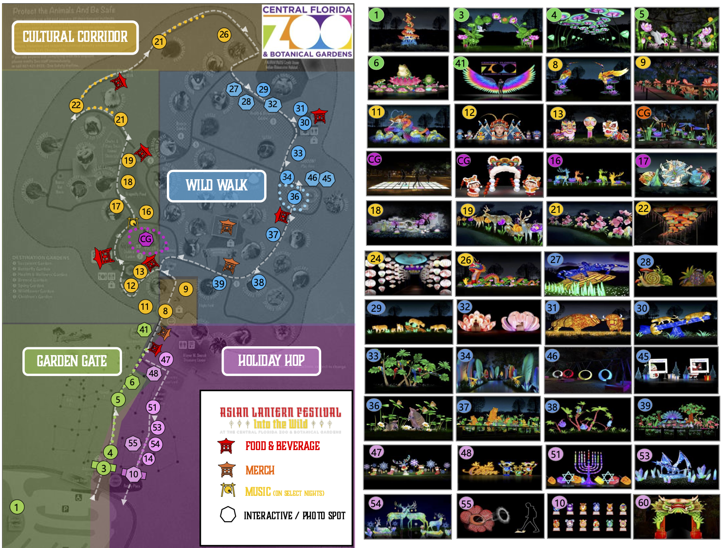 Central Florida Zoo amp Botanical - ALF Festival Map 2024 V3 